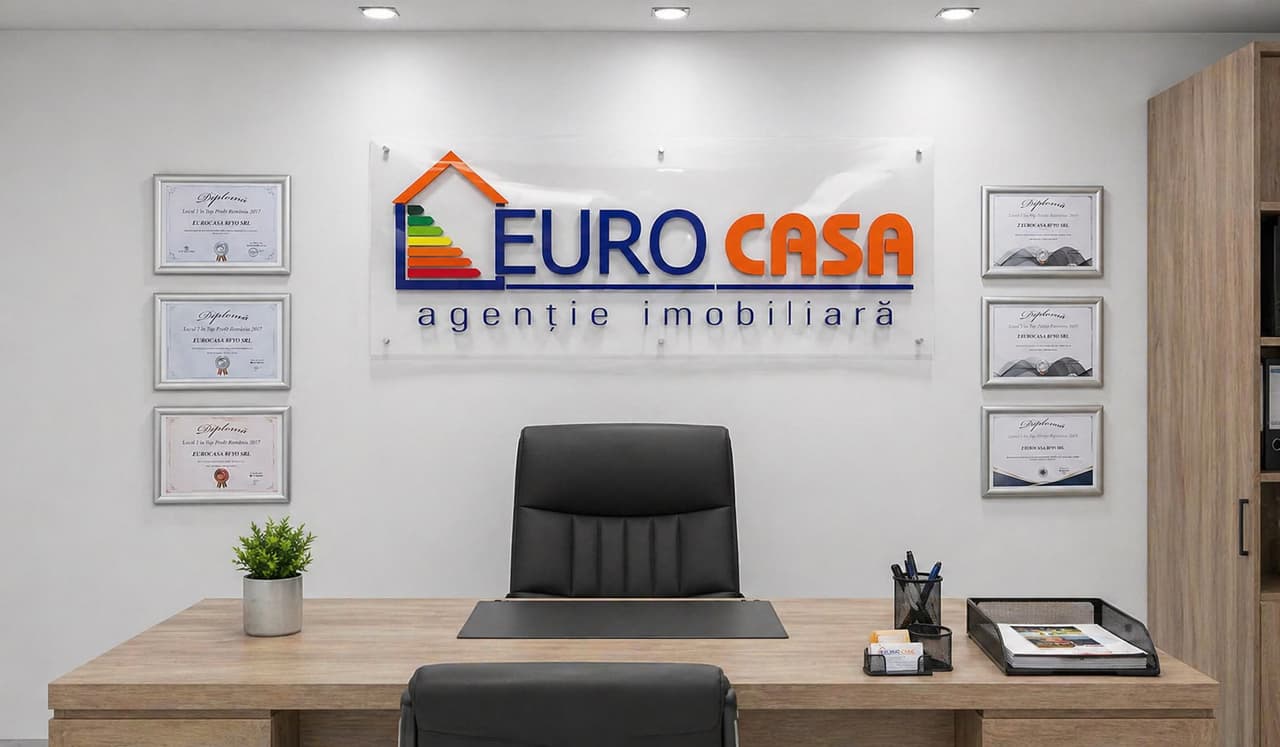 Biroul agenției imobiliare EUROCASA din Suceava